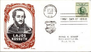 FDC 1958 SC #1117 Cachetcraft/Boll Cachet - Washington DC - Single - F78472