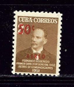 Cuba C55 MNH 1952 surcharge