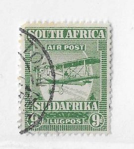 South Africa Sc #C4 9p airmail used VF