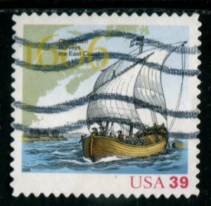 4073 US 39c Samuel de Champlain SA, used
