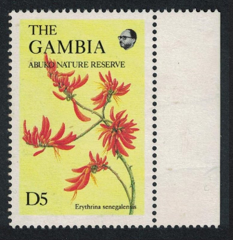 Gambia 'Erythrina senegalensis' Flowers 5D 1987 MNH SG#721