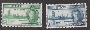 Fiji # 137-138, Peace Issue, Mint Hinged