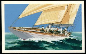 UX163 US 19c America's Cup PC, FDC