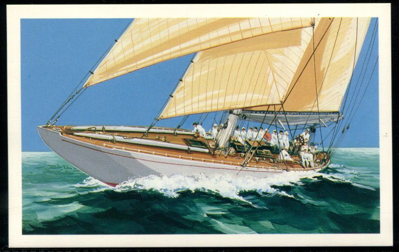 UX163 US 19c America's Cup PC, FDC