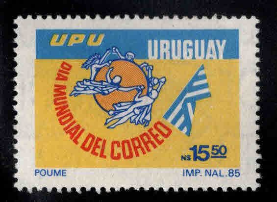 Uruguay Scott 1187 MNH** UPU Day stamp