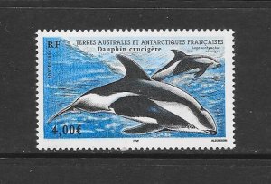 FISH- FRENCH SOUTHERN ANTARCTIC TERRITORY #369  DOLPHIN  MNH