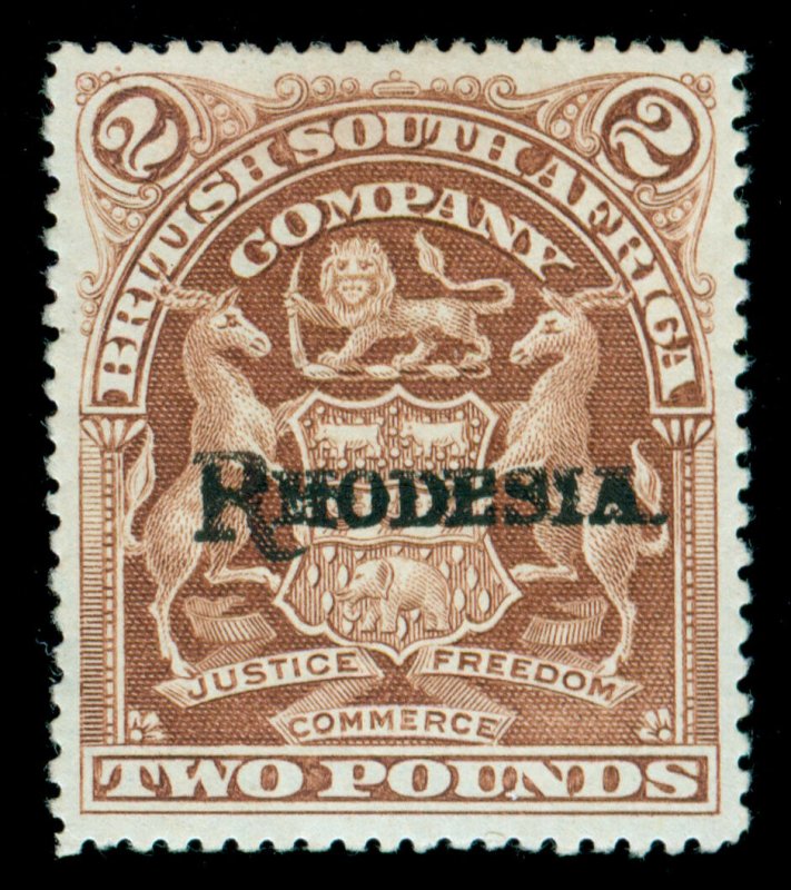 MOMEN: RHODESIA STAMPS SG #113d MINT OG H BPA CERT VF