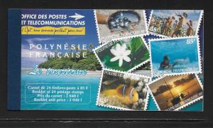 FRENCH POLYNESIA SC# 718b COMP BKLT  FVF/MNH 1997