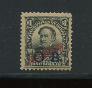 Philippines 237 Var Blue Bandholtz O.B. Official Business Rare Mint Stamp