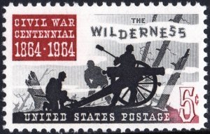 SC#1181 5¢ Civil War Centennial Issue: Battle of the Wilderness (1964) MNH