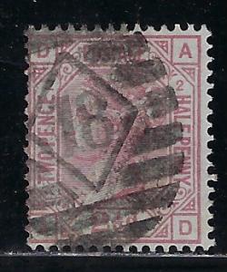 Great Britain Scott # 66, used, plate # 2/AD