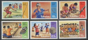 Tokelau Islands  SC# 97-102  MNH  Traditional Games   see details & scans    