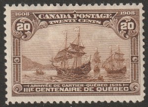 Canada 103 MH gum thins