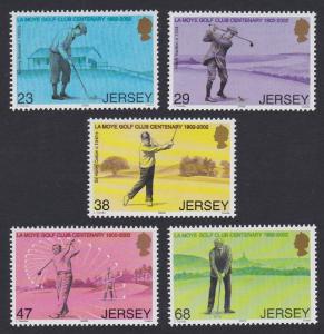 Jersey Centenary of La Moye Golf Club SG#1035-1039 SC#1024-1028