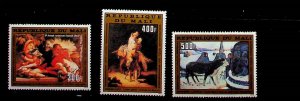 MALI Sc C409-11 NH ISSUE OF 1980 - CHRISTMAS - ART