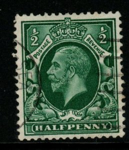 GB SG439wi 1934 ½d GREEN WMK INVERTED FINE USED
