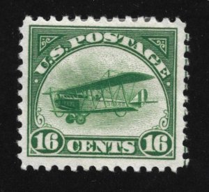 C2 Unused, 16c. Air Mail, Original Gum, Hinge Remnant, Free Insured Shipping