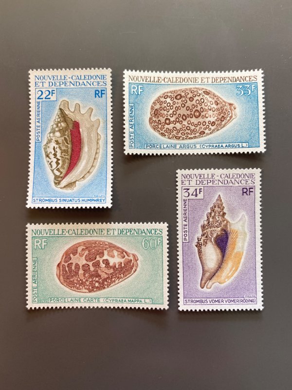 New Caledonia C73-C76 VF MLH. Scott 40.25
