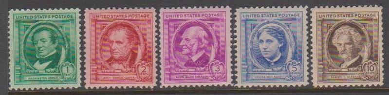 USA Sc#859-863 Mint