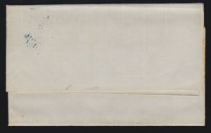 US 1856 7 1c Franklin Type II Cover W/R&W Isaac Merch Baltimore Annual Statement