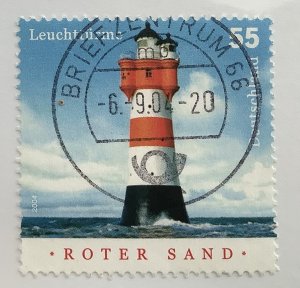 Germany 2004 Scott 2291 used - 55c, Ligthhouse,  Roter Sand