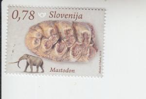 2018 Slovenia Mastodon Fossil (Scott 1263) MNH