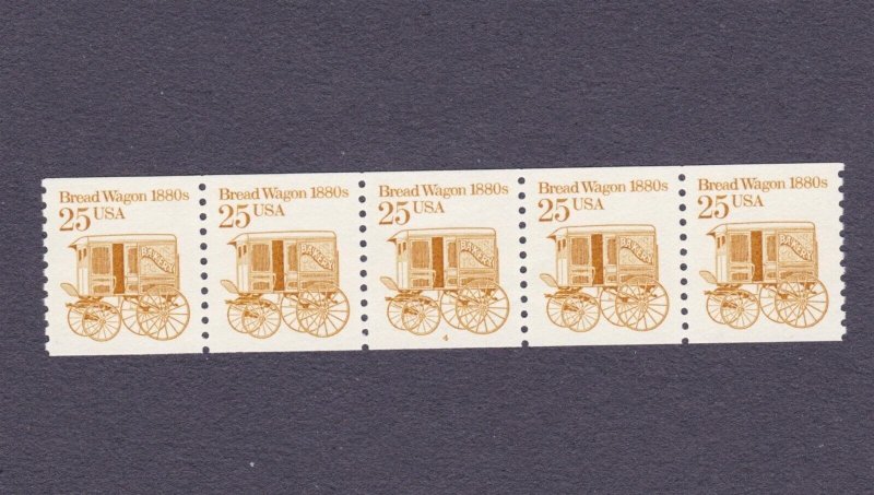 PNC5 25c Bread Wagon 4 US 2136 MNH, F-VF