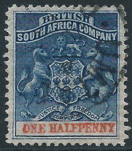 Rhodesia, Sc #1, 1/2d Used