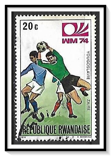 Rwanda #579 World Cup Soccer Used
