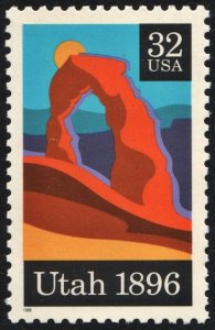 SC#3024 32¢ Utah Statehood Single (1996) MNH