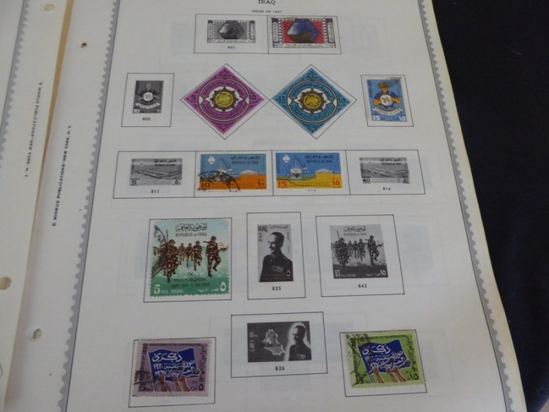 Iraq 1918-1976 Stamp Collection on Album Pages