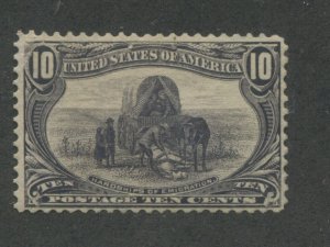 1898 US Stamp #290 10c Mint F/VF Regummed Catalogue Value $100 