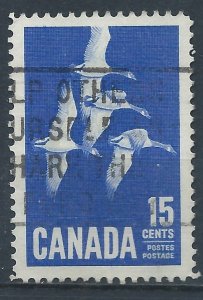 Canada 1963 - 15c Canada Geese - SG539 used
