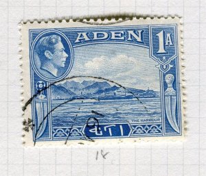 ADEN; 1939 early GVI pictorial issue fine used 1a. value