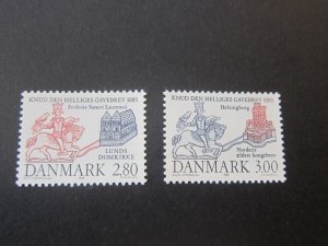 Denmark 1985 Sc 777-78 set MNH