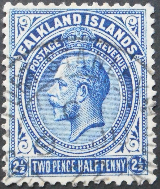 Falkland Islands 1921 GV 2½d SG 76 used