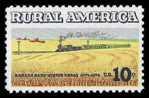 PCBstamps   US #1506 10c Rural American - Wheat, MNH, (26)