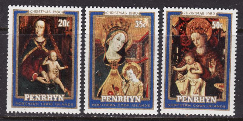 Penrhyn Island #127-29 F-VF Mint NH ** Christmas