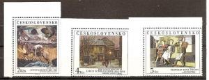 Czechoslovakia 2766-68 MNH 1989 Paintings