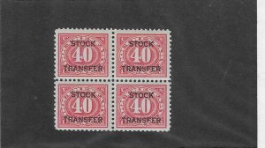 US SCOTT# RD8 BLOCK OF 8 MNH SCV $10.50