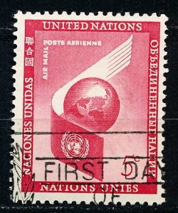 United Nations - New York #C6 Single Used