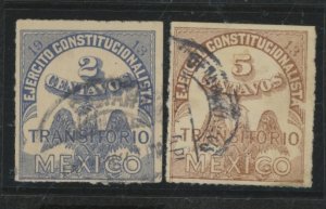 Mexico #348/349 Used Single