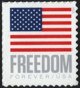 NEW ISSUE (Forever) Freedom U.S. Flag Sheet Single (2023) SA