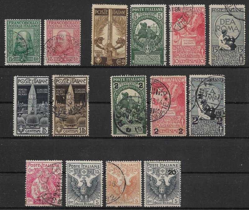 Italy: Lot Older Sets Mostly Used