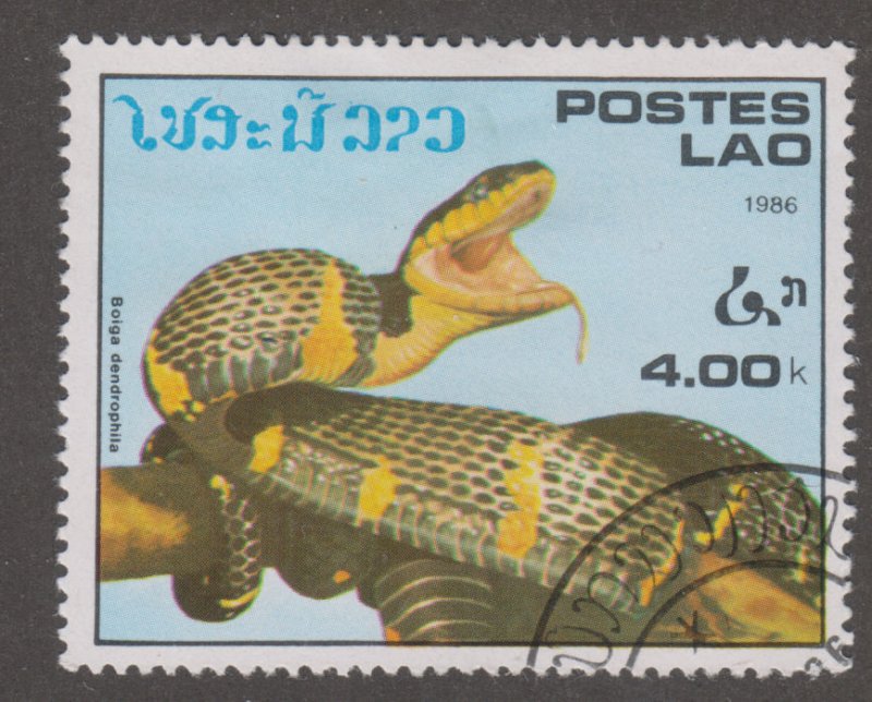 Laos 726 Snakes 1986