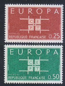  1963 France 1450-1451 Europa Cept