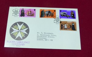 Jersey First Day Cover 1977 St Johns Ambulance