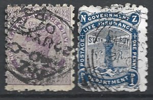 COLLECTION LOT 21956 NEW ZEALAND 2 STAMPS 1900+ CV+$46