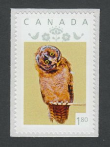 OWL = Picture Postage 1.80 rate Stamp MNH Canada 2014 [p11sn24]