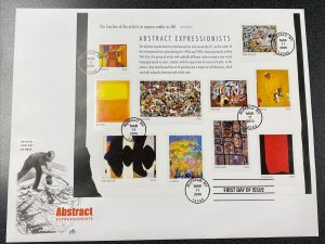 US 4444 Abstract Expressionists First Day Of Issue With ArtCraft Cover